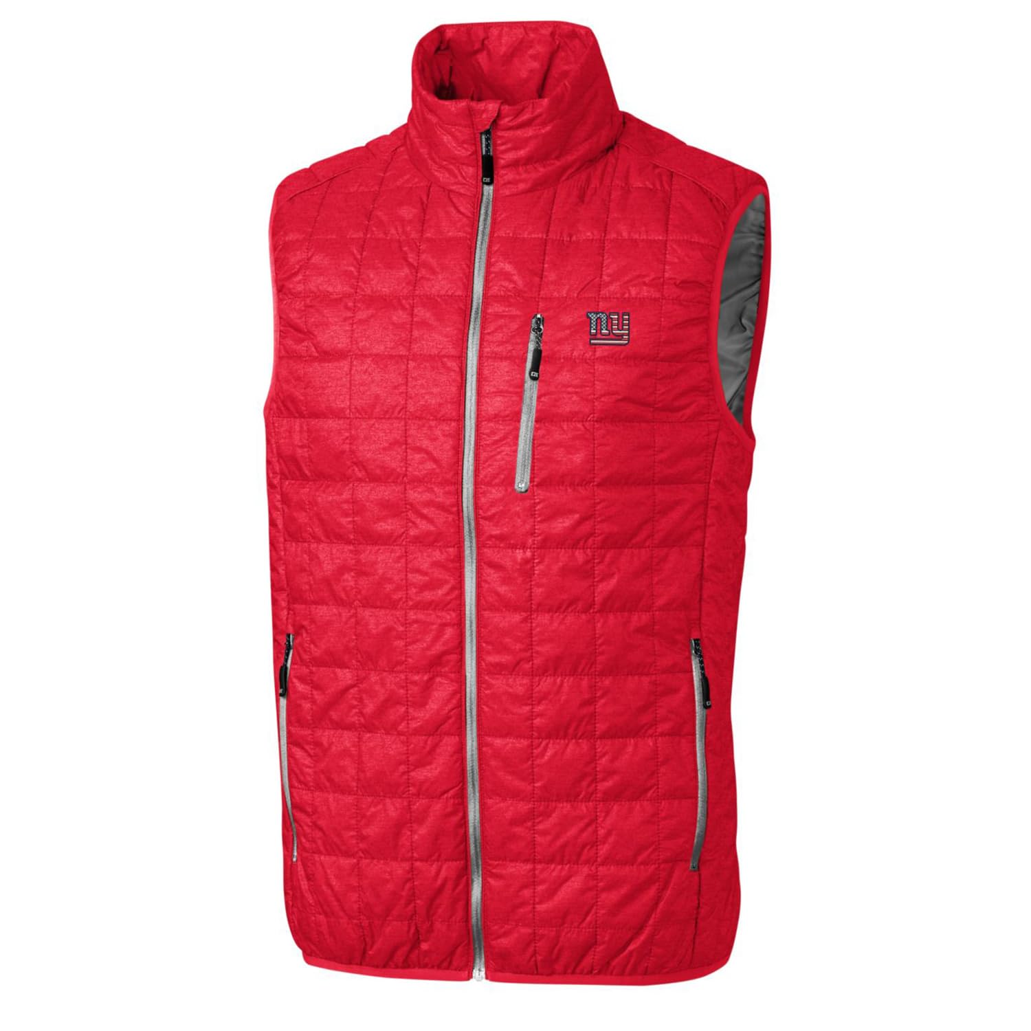 Cutter & Buck Men's NFL Americana Rainier Full-Zip Vest - Lightweight Water-Resistant Jacket for Football Fans | Perfect for Game Day, Outdoor Activities & Casual Wear