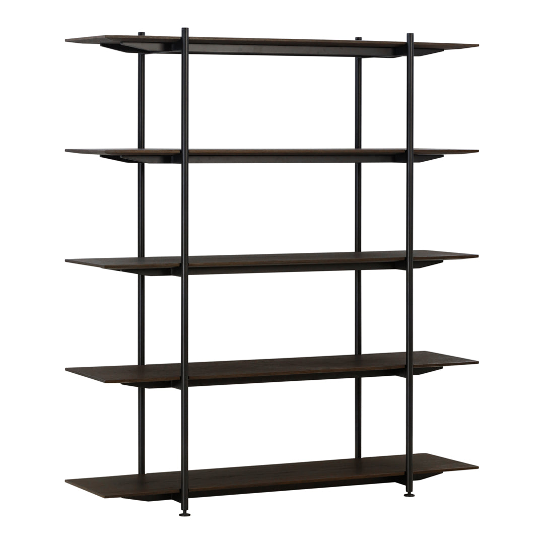 Jonas Wagell Modern Formal Shelving Unit - Wendelbo Style Bookshelf for Living Room, Office & Library Storage