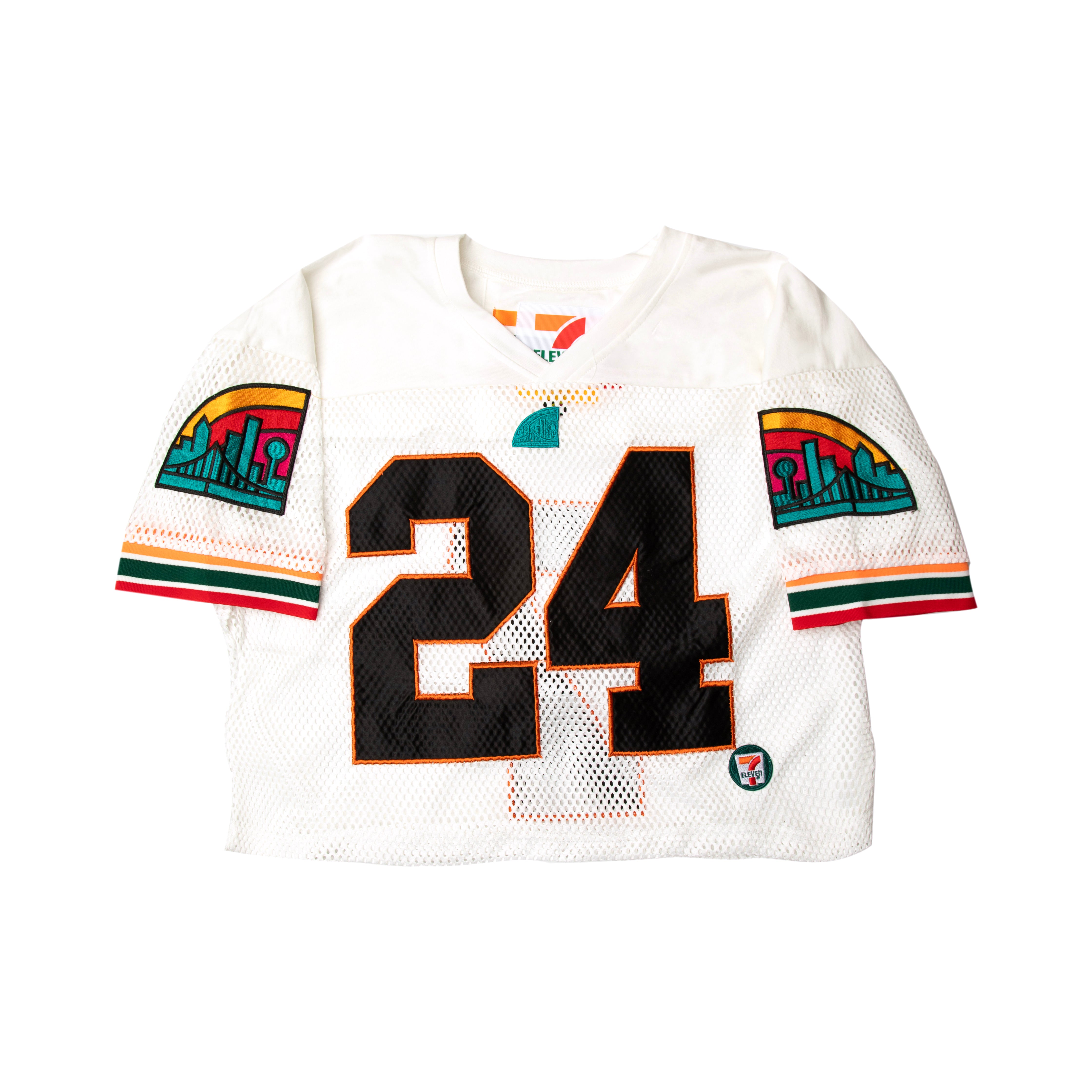 7 Eleven® x By Way Of Dallas Mesh Jersey - Vintage-Inspired Basketball Jersey for Men & Women - Perfect for Streetwear, Sports, and Casual Outfits