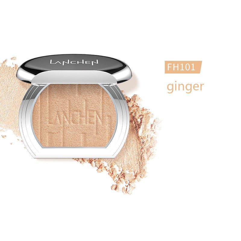 LANCHEN Silver Mirror Shining Glow Powder - Highlighter Makeup for Face & Body - Perfect for Parties, Photos & Night Out Glam