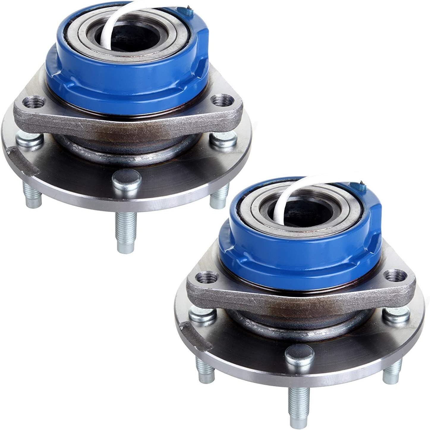 2PC Front Wheel Bearing & Hub Assembly for 2005-2011 Cadillac STS AWD - Replacement Parts for Smooth & Quiet Ride - Perfect for City Driving & Highway Commutes