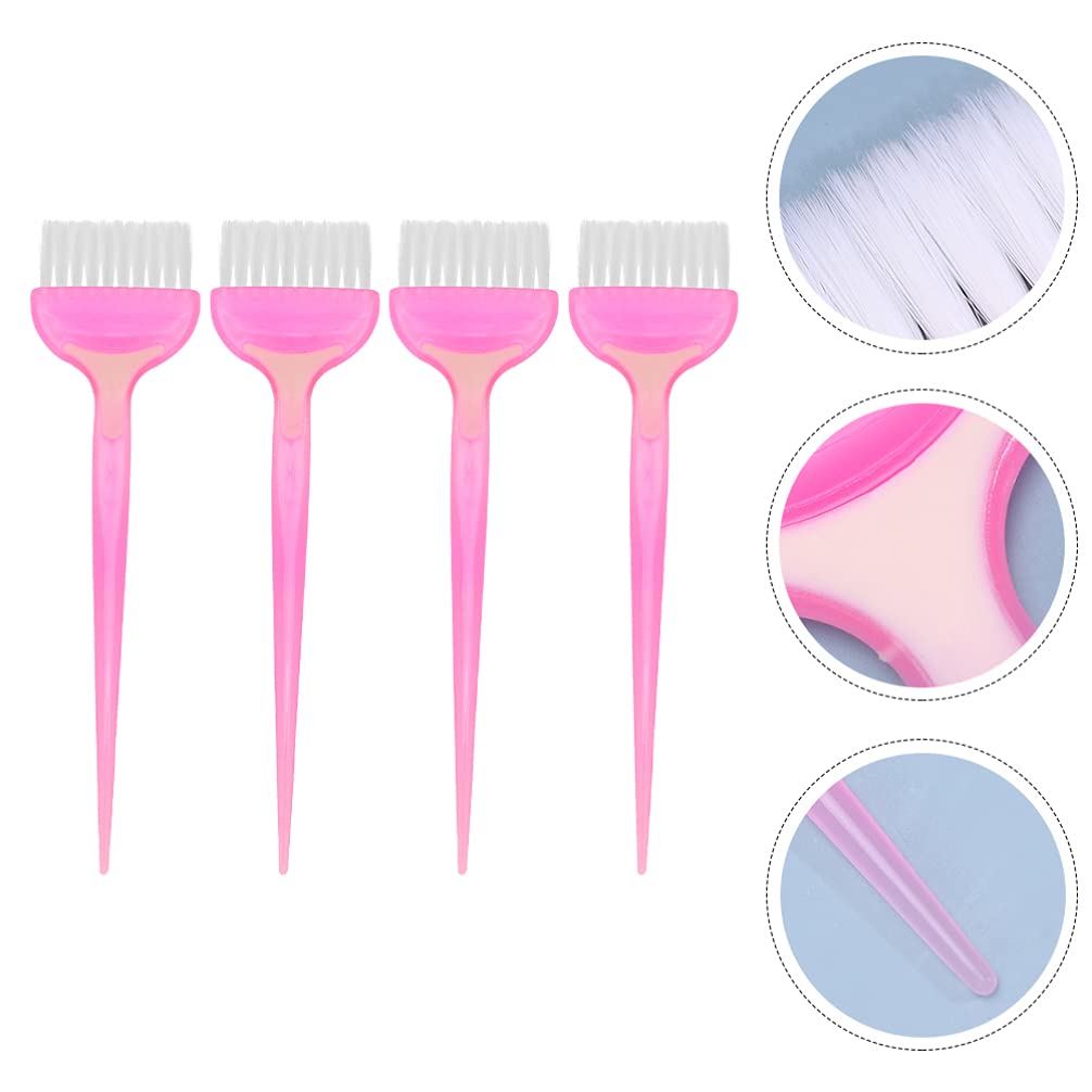 4pcs Hair Dye Combs & Brushes Set for Salon & Home Use