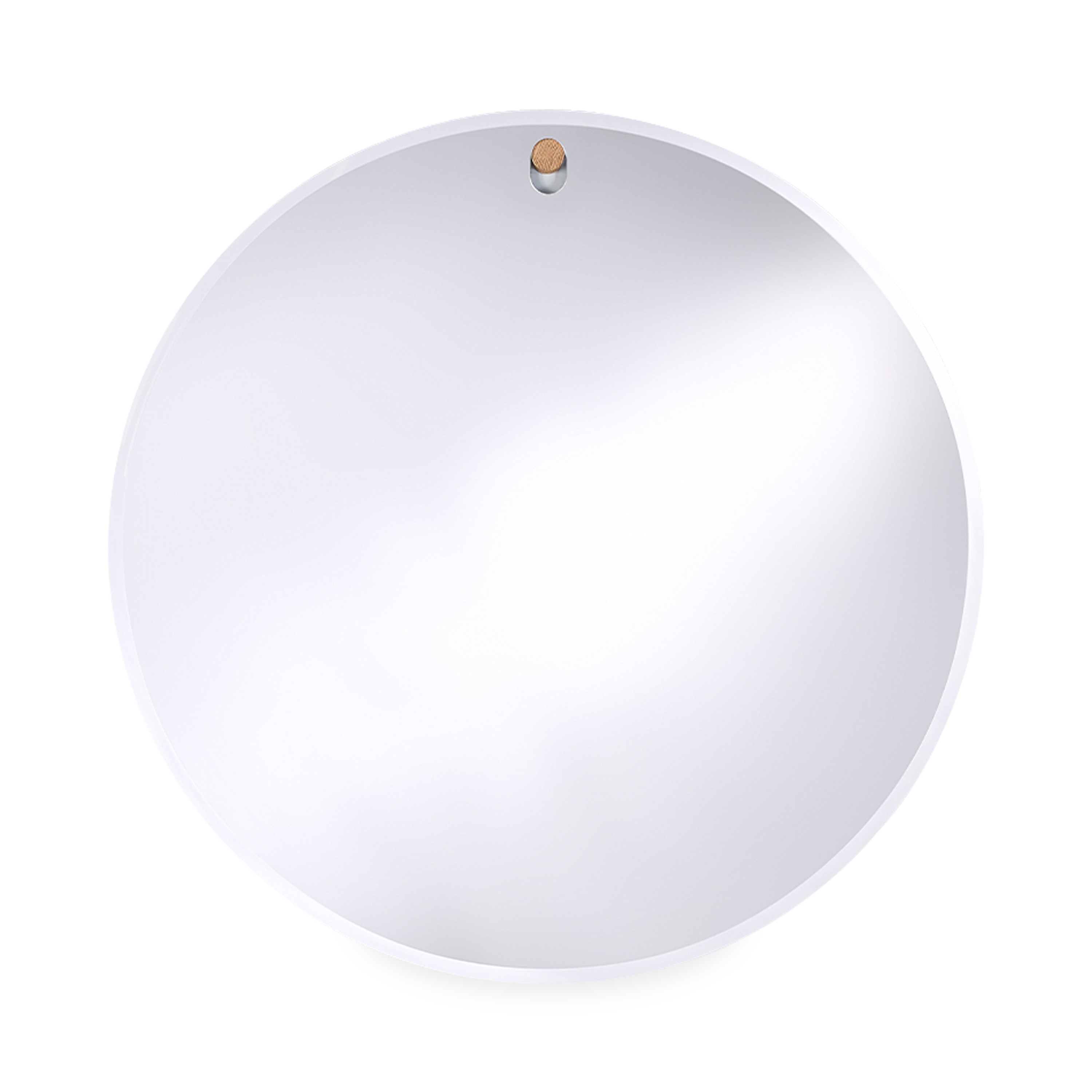 Round Wall Mirror - 24 Inch Decorative Hanging Mirror for Living Room, Bedroom, Bathroom & Entryway - Perfect for Home Decor and Vanity Use