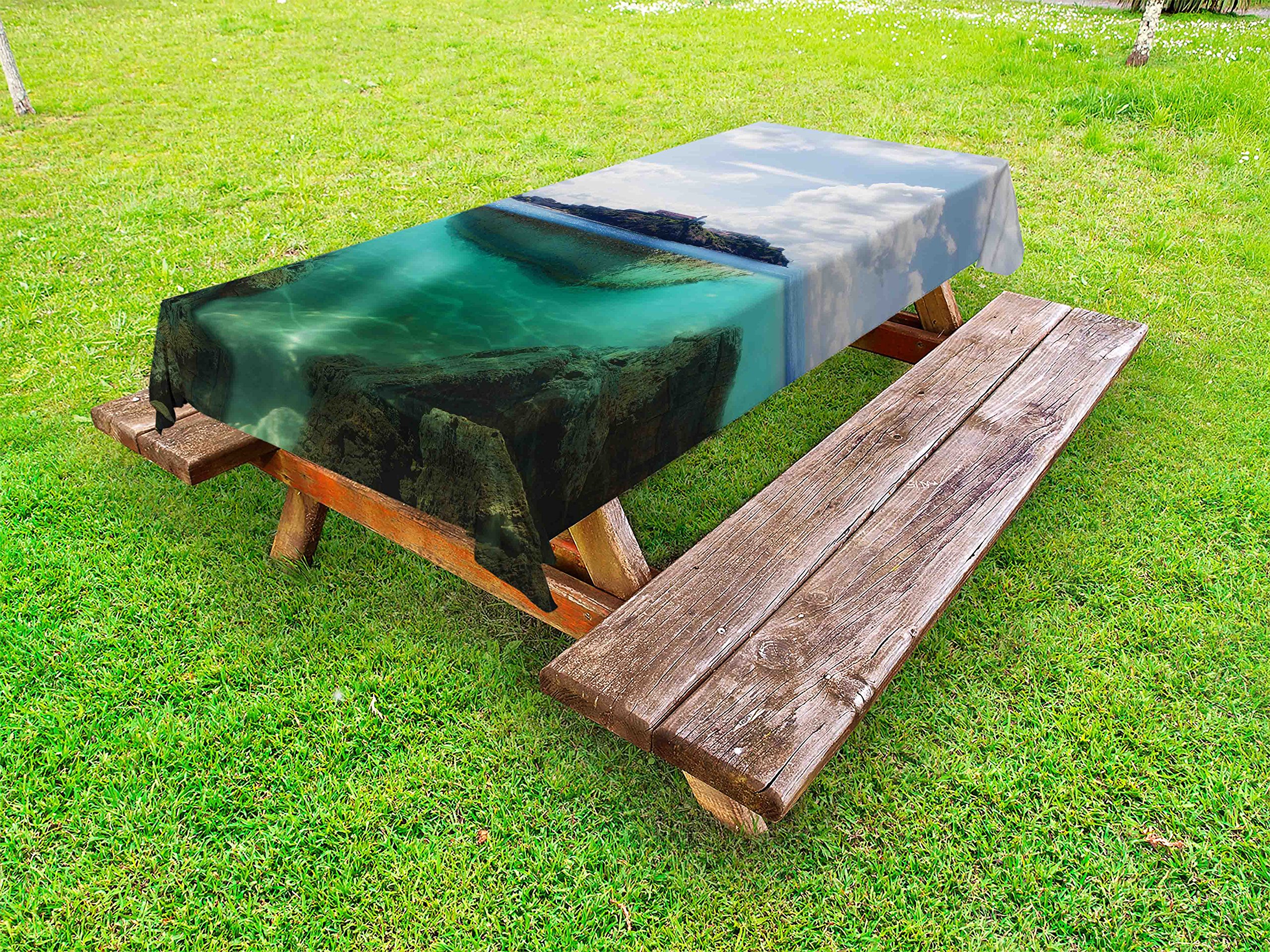 Ambesonne Waterproof Outdoor Tablecloth - 58