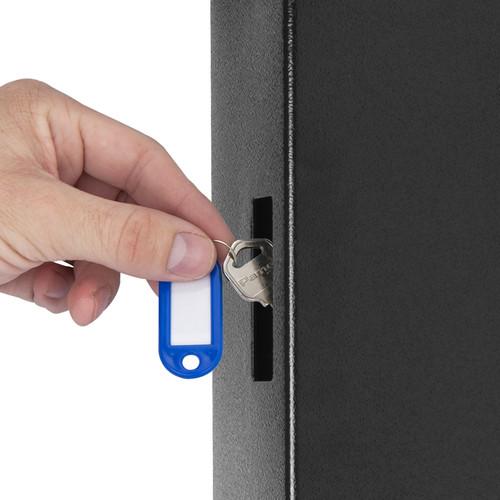 Barska AX13370 Digital Wall Safe - 100 Key Capacity, Electronic Key Cabinet for Home & Office Security - Black | Ideal for Storing Keys, Documents & Valuables Safely