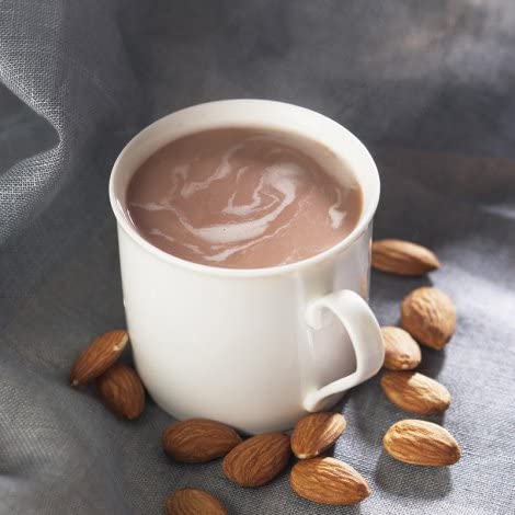 HealthyWise High Protein Hot Cocoa Mix - 15g Protein, Low Carb, Low Calorie Instant Hot Chocolate (Amaretto Flavor) - 7 Servings Per Pack - Perfect for Post-Workout Recovery & Winter Warmth