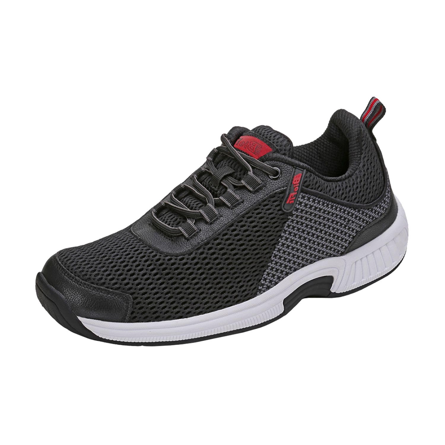 Orthofeet Men's Plantar Fasciitis Shoes for Heel Pain Relief - Therapeutic Walking Shoes with Arch Support, Cushioning Ergonomic Sole & Wide Widths - Perfect for Work, Walking & Daily Comfort