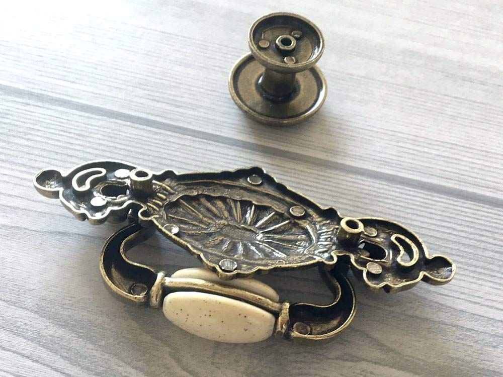 Vintage Ceramic Drawer Pulls 2.25