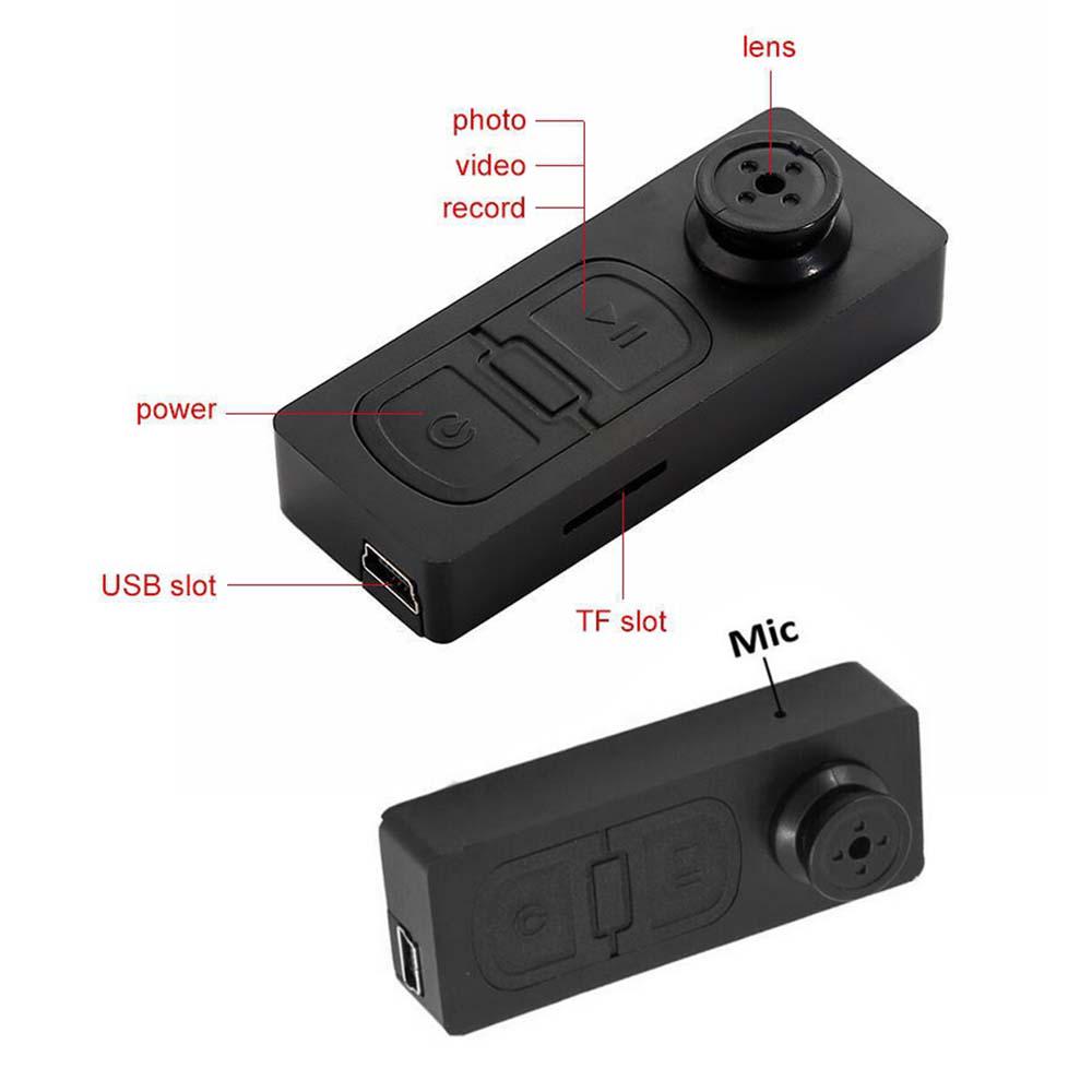 Mini Button Spy Camera - Hidden Wireless Security Camera for Home, Office & Surveillance - Perfect for Nanny Cams, Baby Monitors & Covert Recording