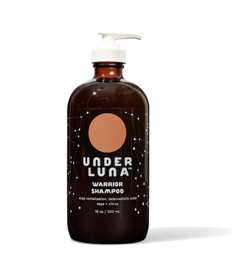 Warrior Shampoo for Balanced to Oily Scalp - 16 Oz Bottle | pH Balanced Formula for Men & Women | Refreshing Daily Cleanser for Gym, Workout & Active Lifestyle