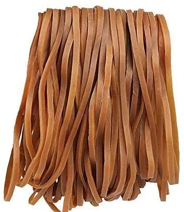 30pcs Heavy Duty Natural Rubber Bands - 8 Inch Length, 0.4 Inch Width, 0.06 Inch Thickness - Strong Elastic Bands for Office, File Folders, Trash Bags, Packaging, DIY Crafts & Home Organization