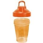 Snap Orange Lid + Color Cup