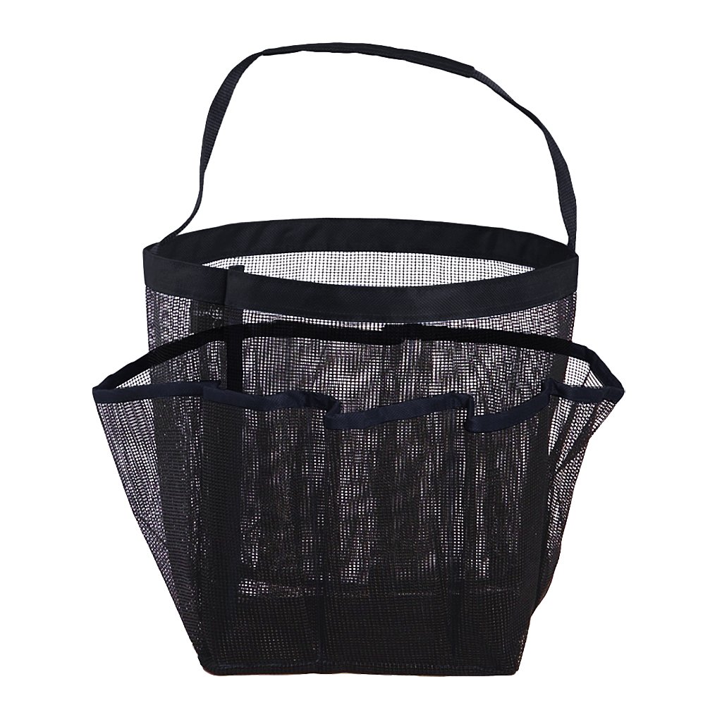 iBluelover Shower Caddy Tote - Felt Insert Purse Organizer with Multiple Pockets - Waterproof Bag-in-Bag Handbag for Toiletry & Bath Organization - Perfect for Travel, Gym, and Daily Essentials Storage