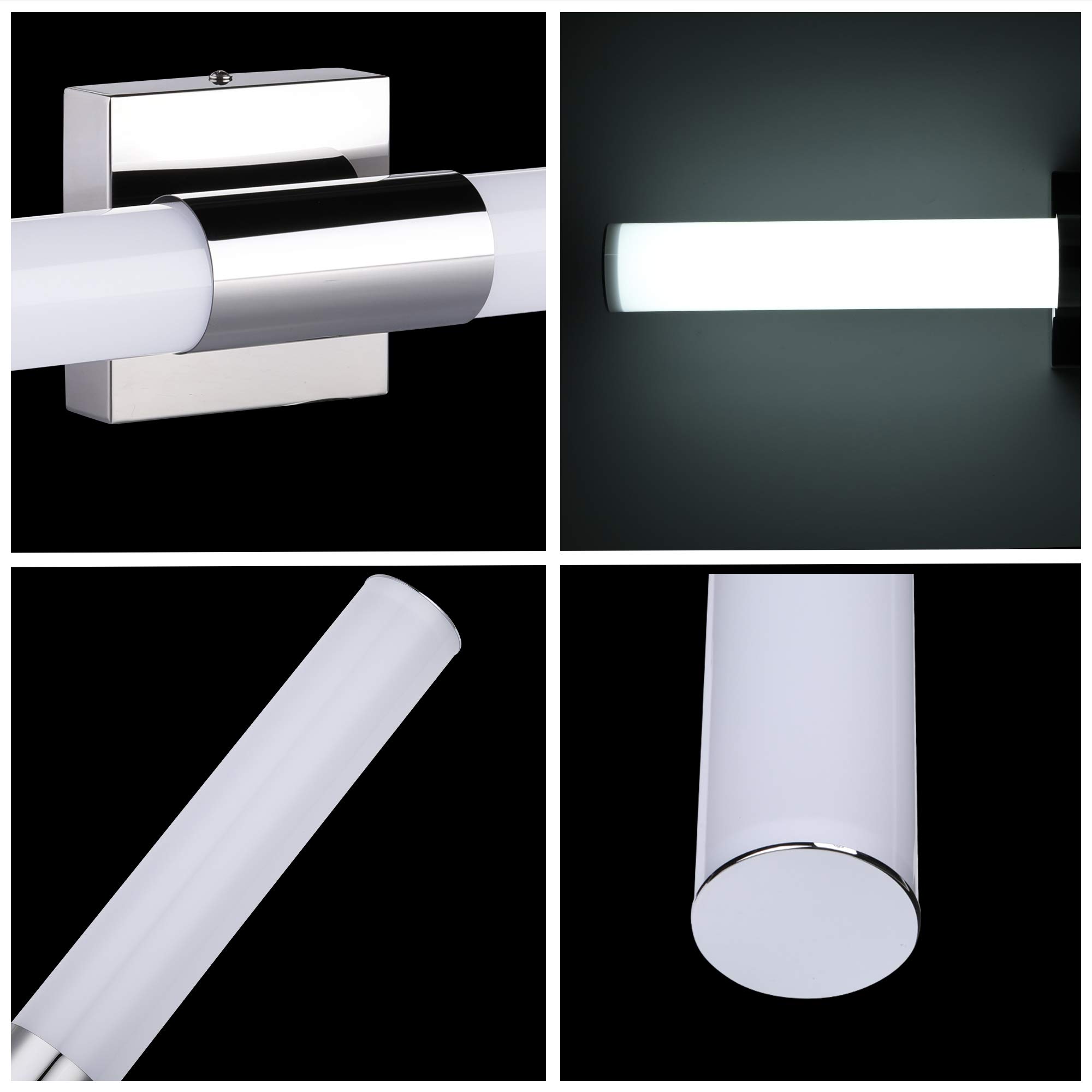 TRLIFE 24-Inch Dimmable LED Bathroom Vanity Light - 12W Cool White 6000K Modern Mirror Front Lighting Fixture - Perfect for Bathroom Makeup & Shaving Area