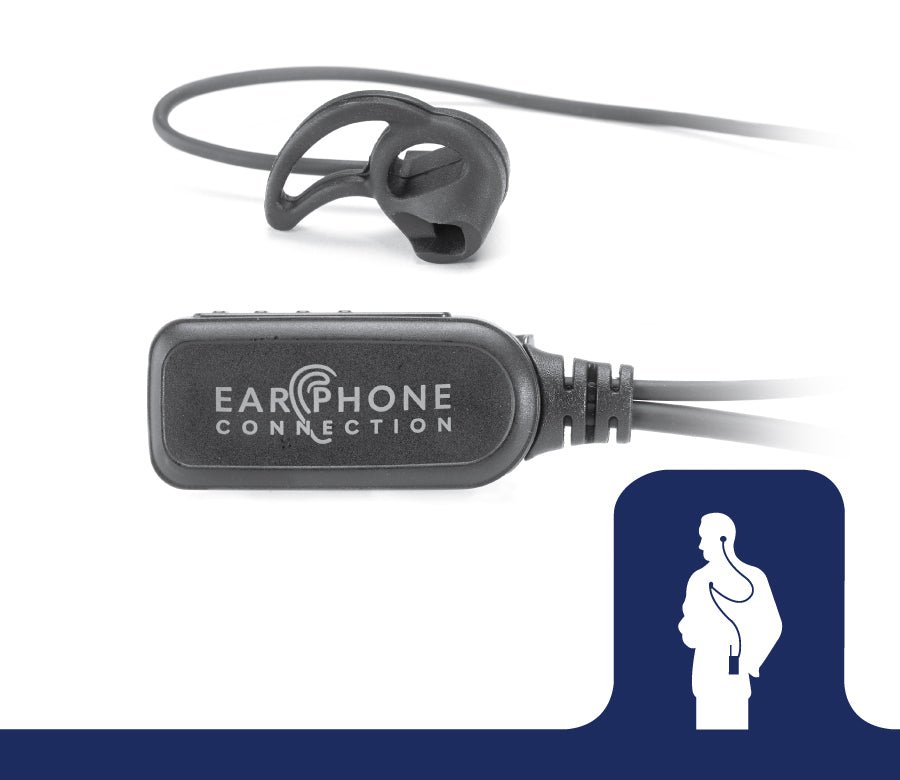 Hawk M1 Tubeless Lapel Microphone for Motorola SL Series - EP1350ECM1 | Wireless Clip-on Mic for Clear Audio | Perfect for Podcasting, Interviews & Public Speaking