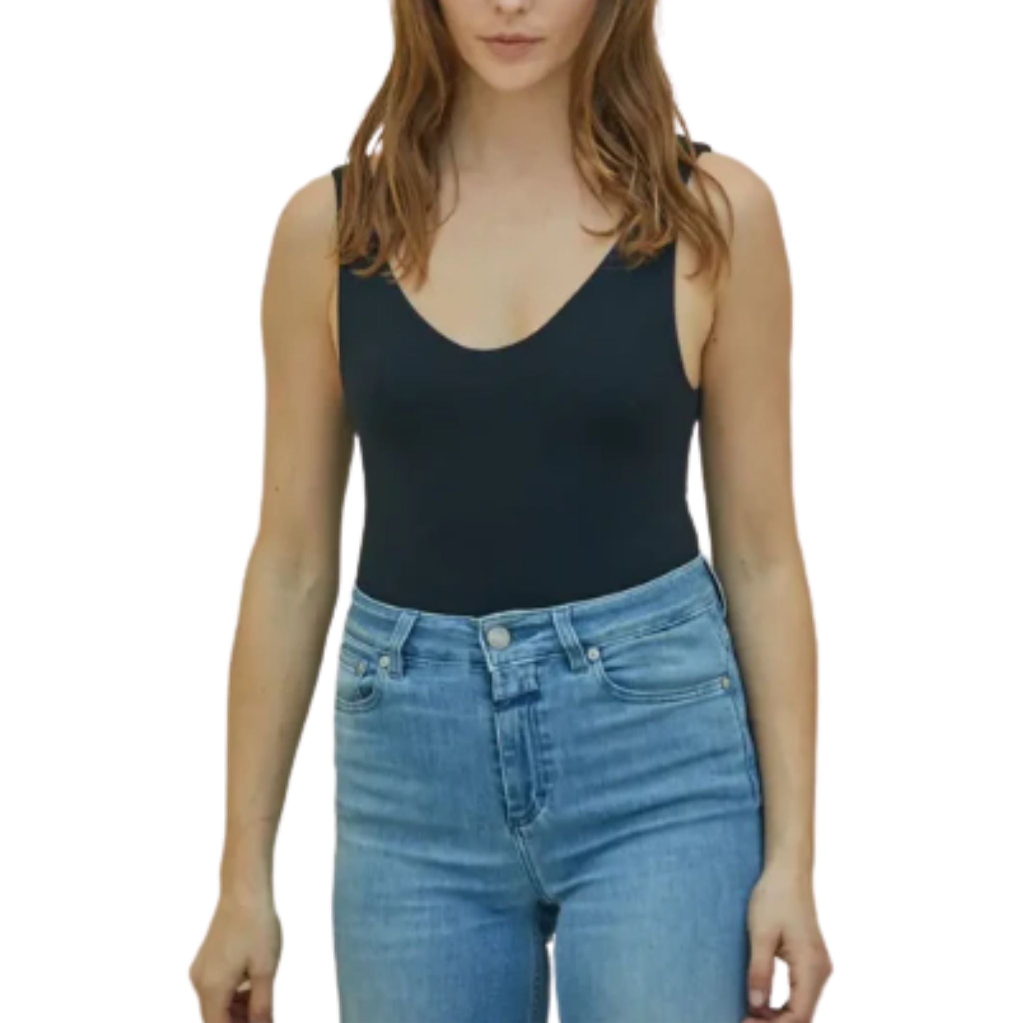 Yours Truly UV Protection Neck Bodysuit - UPF 50+ Sun Protective Shirt for Women, Perfect for Outdoor Activities, Beach, and Summer Travel