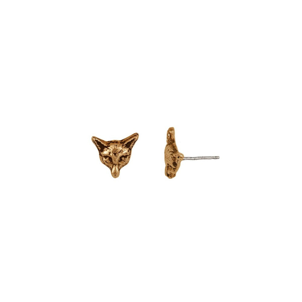 Fox Symbol Stud Earrings for Women - Trendy Animal Jewelry for Casual & Party Wear