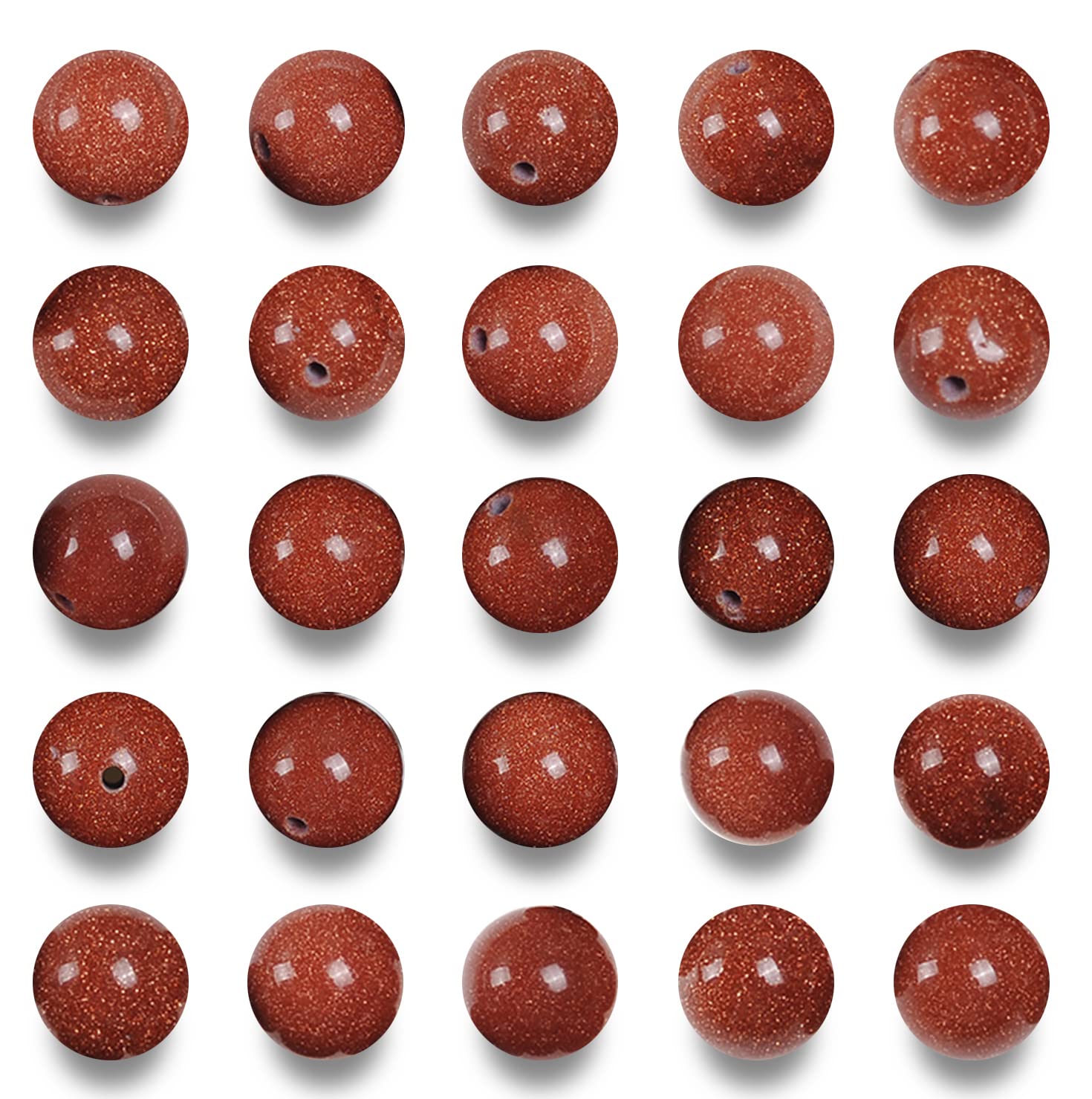 6mm Round Golden Sand Jasper Stone Beads - 60pcs Natural Beads for Jewelry Making, DIY Bracelets & Necklaces - Perfect for Boho, Handmade & Craft Projects
