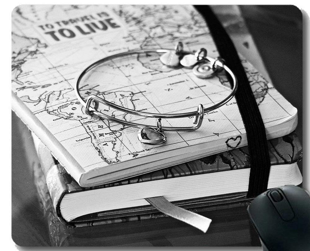 Non-Slip Rubber Gaming Mouse Pad with Wrist Support - Large Size for PC, Laptop & Office Desk - Perfect for Gamers, Programmers & Office Workers (Black)