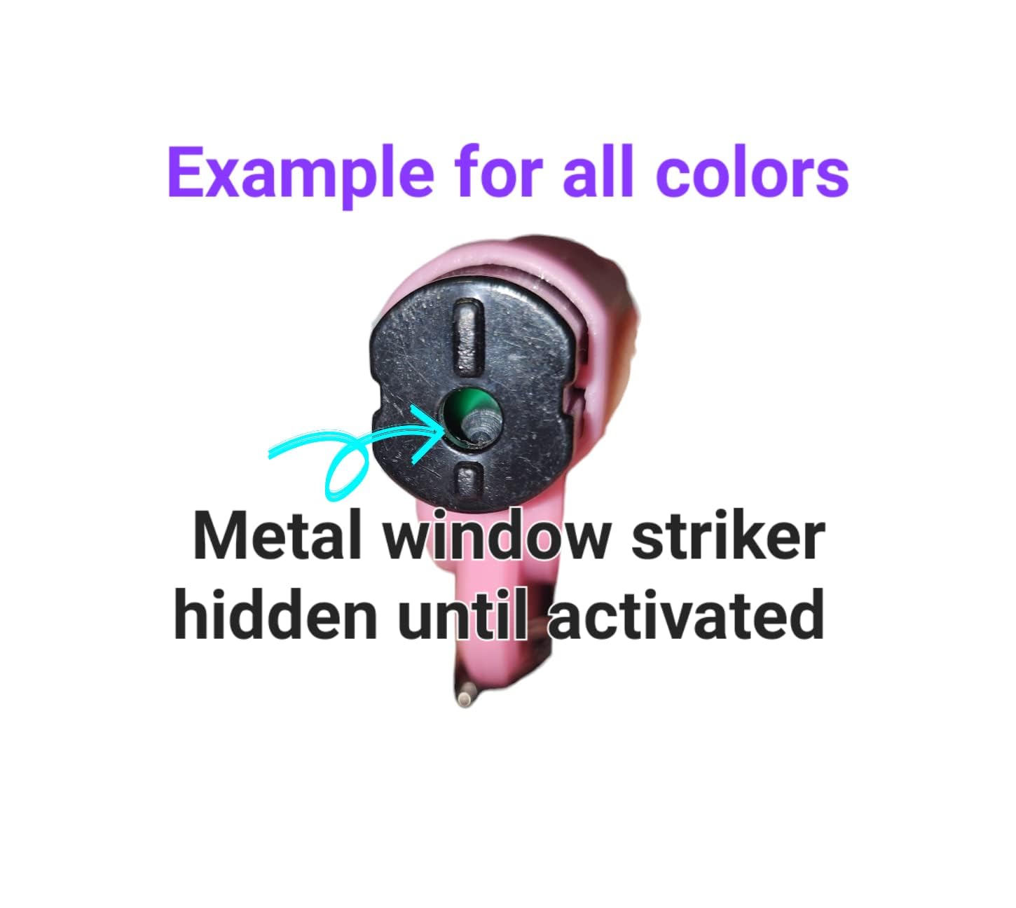 J's 3-in-1 Emergency Car Safety Tool - Window Glass Breaker, Seat Belt Cutter & Whistle (Purple) | Perfect for Vehicle Emergencies, Roadside Safety & Survival Kits