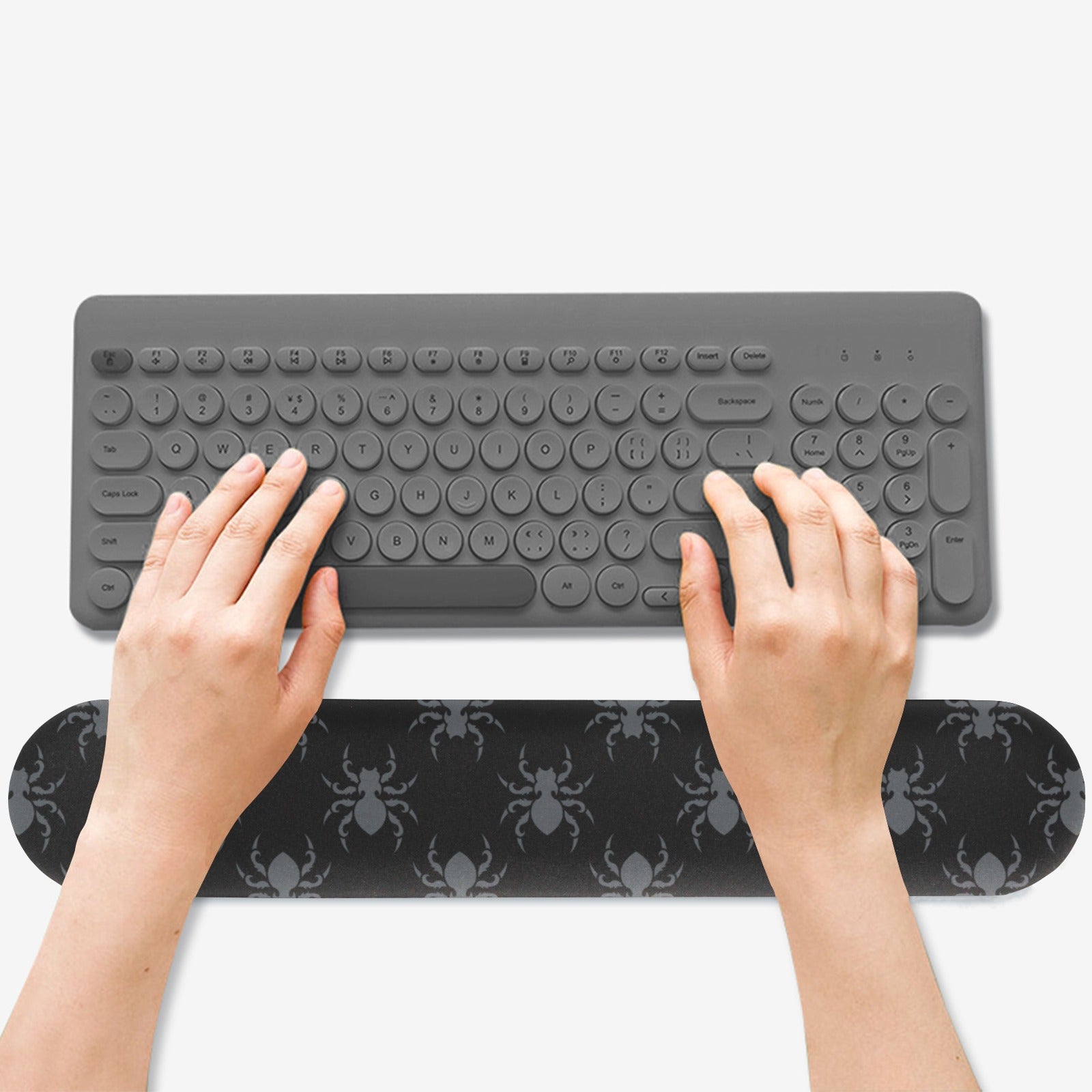 Gothic Spiders Keyboard Wrist Rest - Ergonomic Support for Gaming & Typing - Perfect for PC, Laptop, Office & Home Workspace