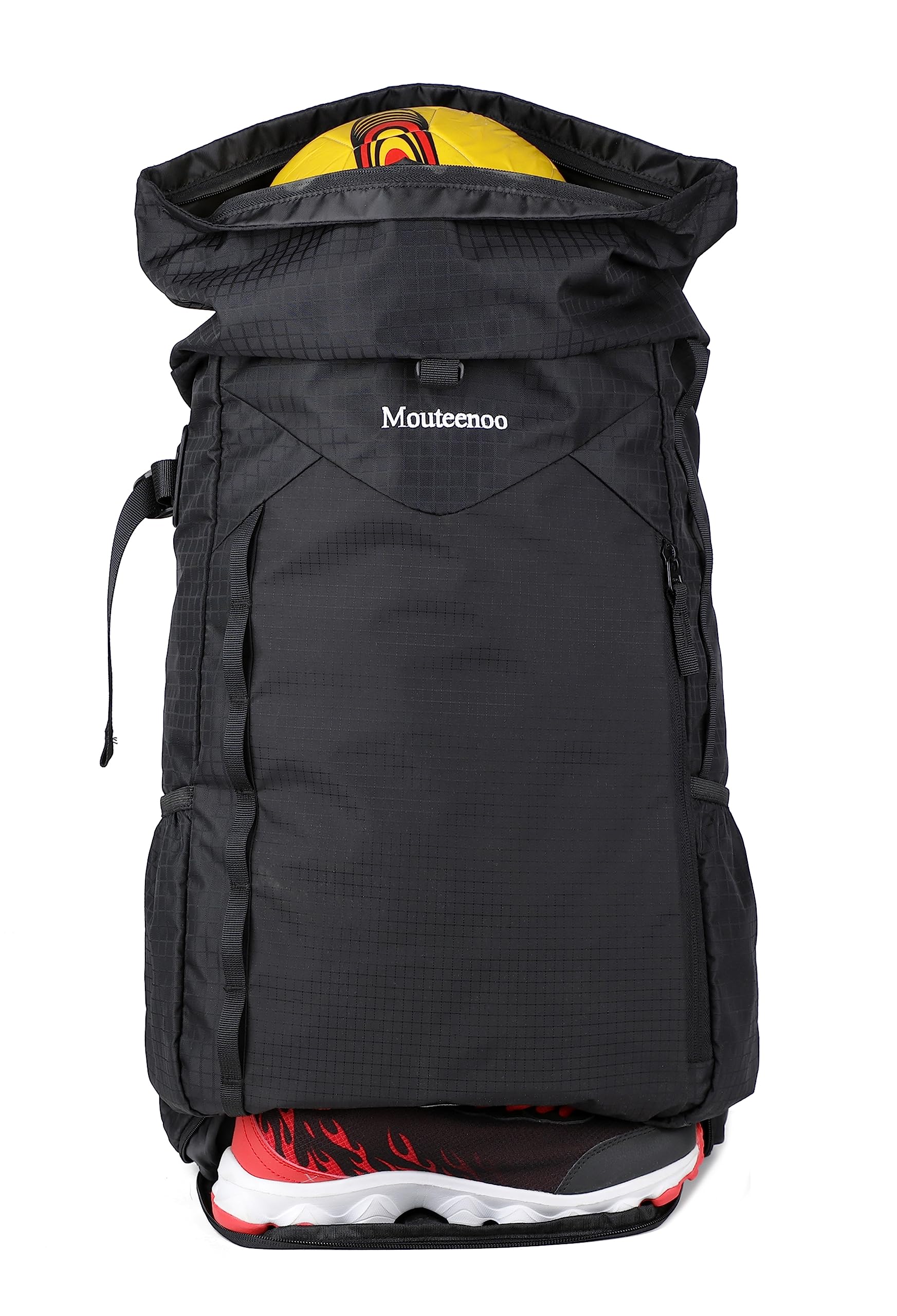 Best Gym Backpack with Dedicated Shoes Compartment - Large Sports Backpack for Men & Women (Black) - Perfect for Workout, Travel & Fitness Enthusiasts