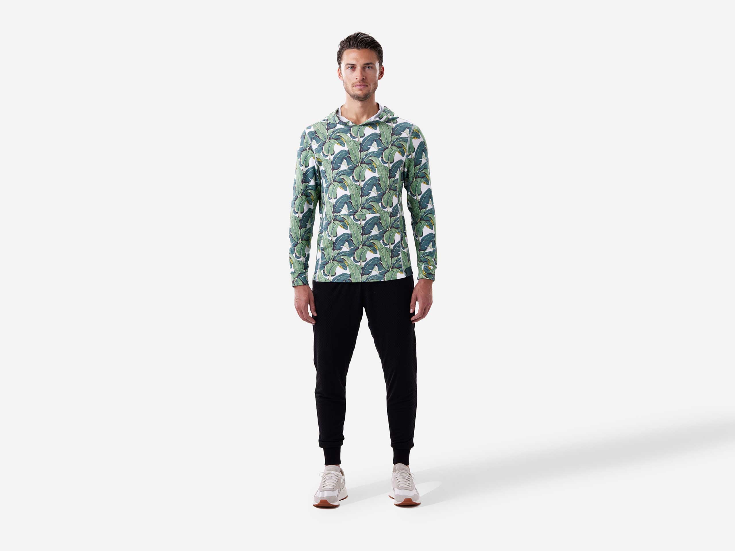 Cozy Lounge Hoodie with Palm Tree Design - Soft & Comfortable Pullover for Men & Women - Perfect for Relaxing at Home, Casual Outings & Travel