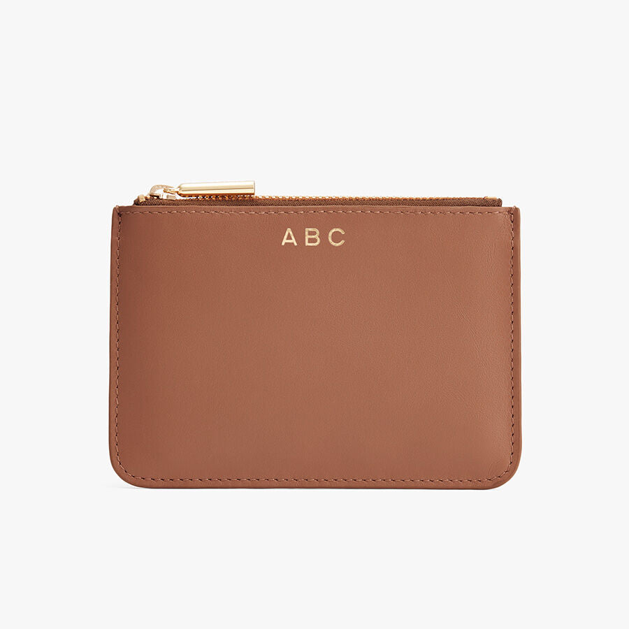 Eco-Friendly Zero Waste Slim Leather Pouch - Compact & Stylish Organizer for Cards, Cash & Essentials | Perfect for Travel, Office & Everyday Use