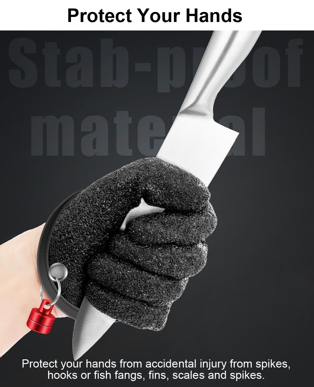 **Non-Slip Fishing Gloves for Men – Durable & Protective Fishing Accessories – Ideal for Saltwater, Freshwater & Ice Fishing**