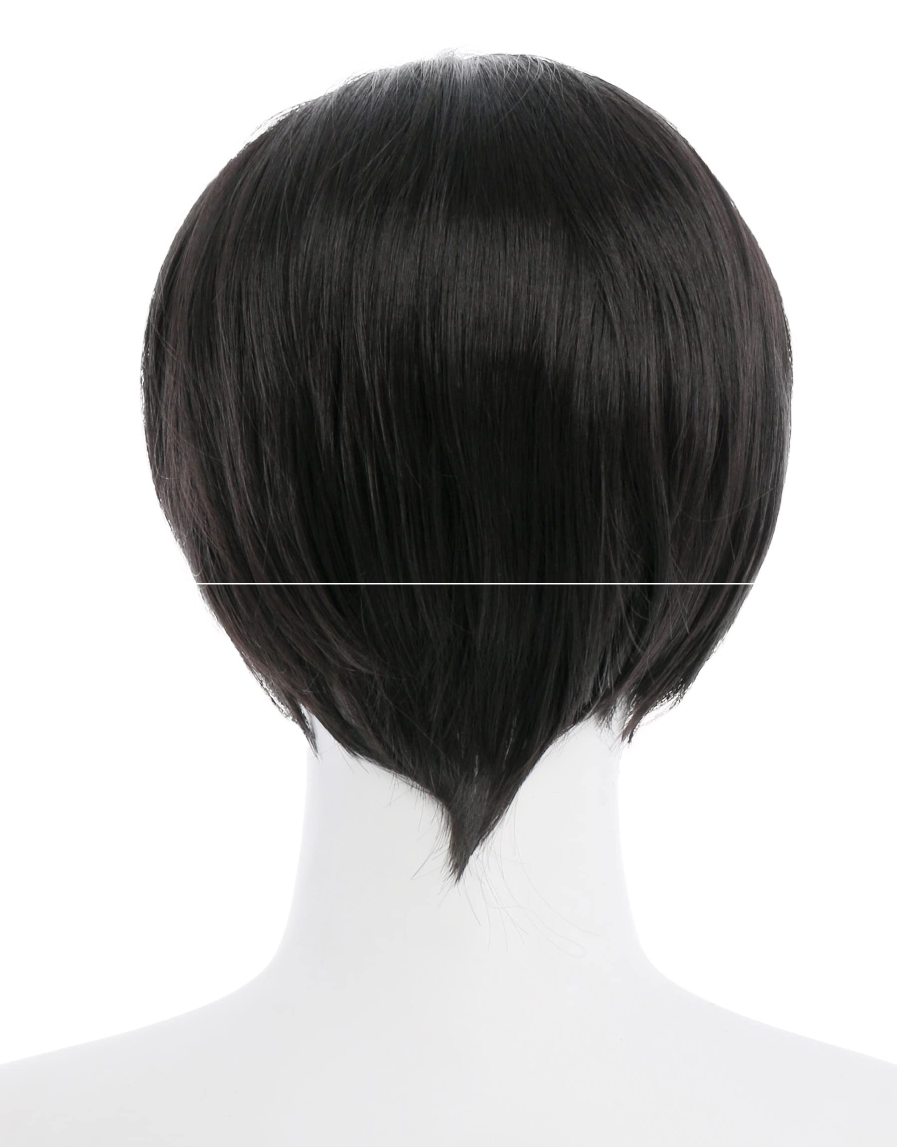 Ada Cosplay Wig for Women - Black Synthetic Costume Wig for Cosplay, Halloween, and Anime Conventions