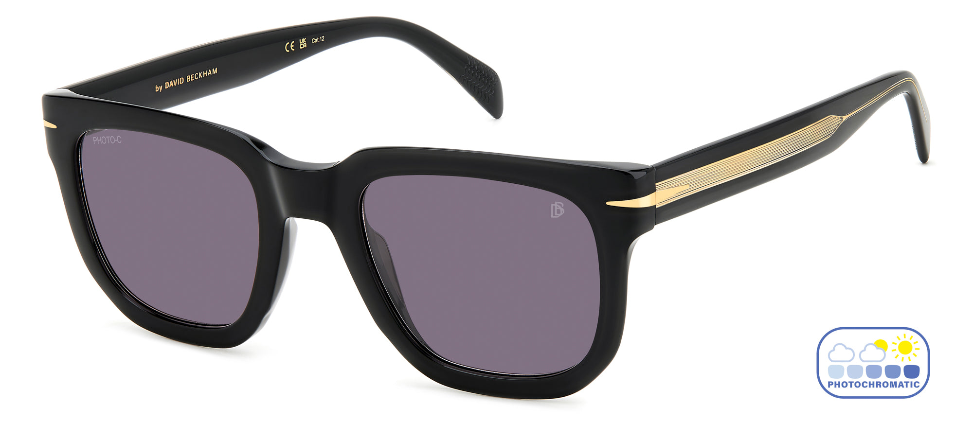 David Beckham DB7118/S Sunglasses - Polarized UV Protection Aviator Style for Men & Women - Perfect for Driving, Travel & Outdoor Activities