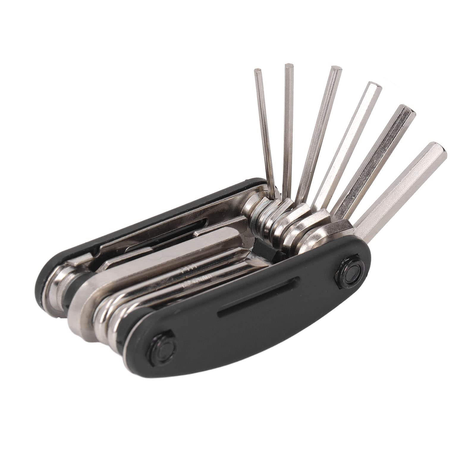 Foldable Bike Multitool - 16-in-1 Portable Bicycle Repair Kit with Wrench Set for Mountain & Road Bikes | Perfect for On-the-Go Cycling Repairs & Emergency Maintenance