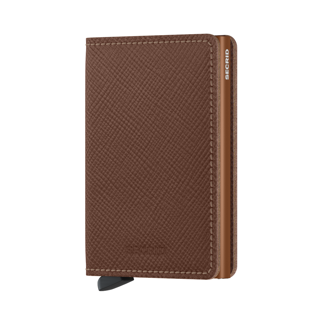 SECRID Slimwallet Saffiano Leather - RFID Blocking Minimalist Wallet for Men & Women | Perfect for Travel, Business & Everyday Use