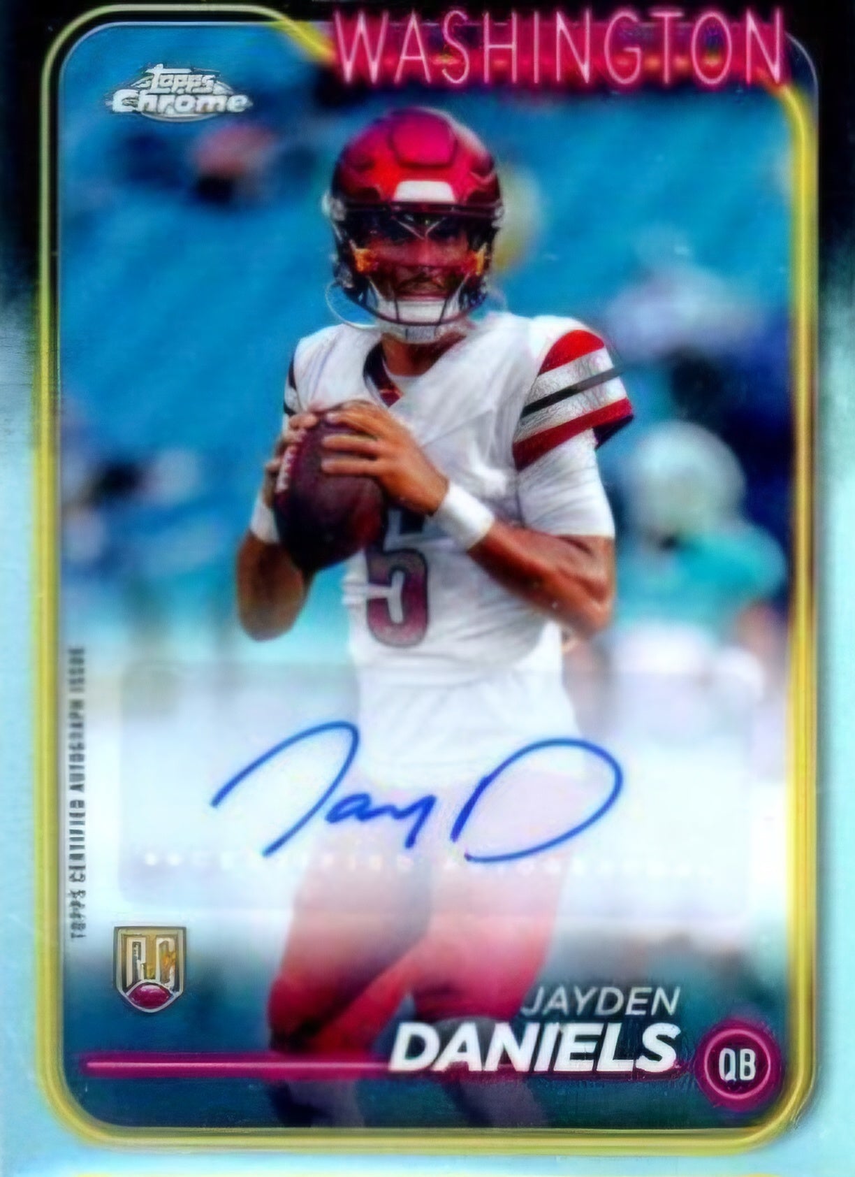 2024 Topps Chrome Football Hobby Box - 3 Box Set with #8 Random NFL Teams - Perfect for Collectors, Fantasy Sports & Game Day Trading