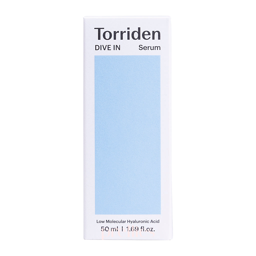 Torriden Dive-In Low Molecular Hyaluronic Acid Serum 50ml - Hydrating Facial Serum for Dry Skin, Anti-Aging & Moisture Boost - Perfect for Daily Skincare Routine & Nighttime Hydration