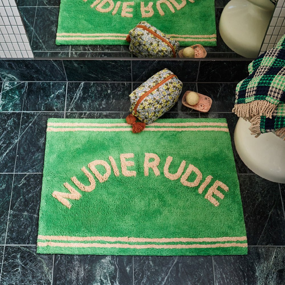 Elba Nudie Bath Mat - Super Soft Absorbent Non-Slip Bathroom Rug for Shower & Tub - Perfect for Modern Home Decor & Spa-Like Relaxation