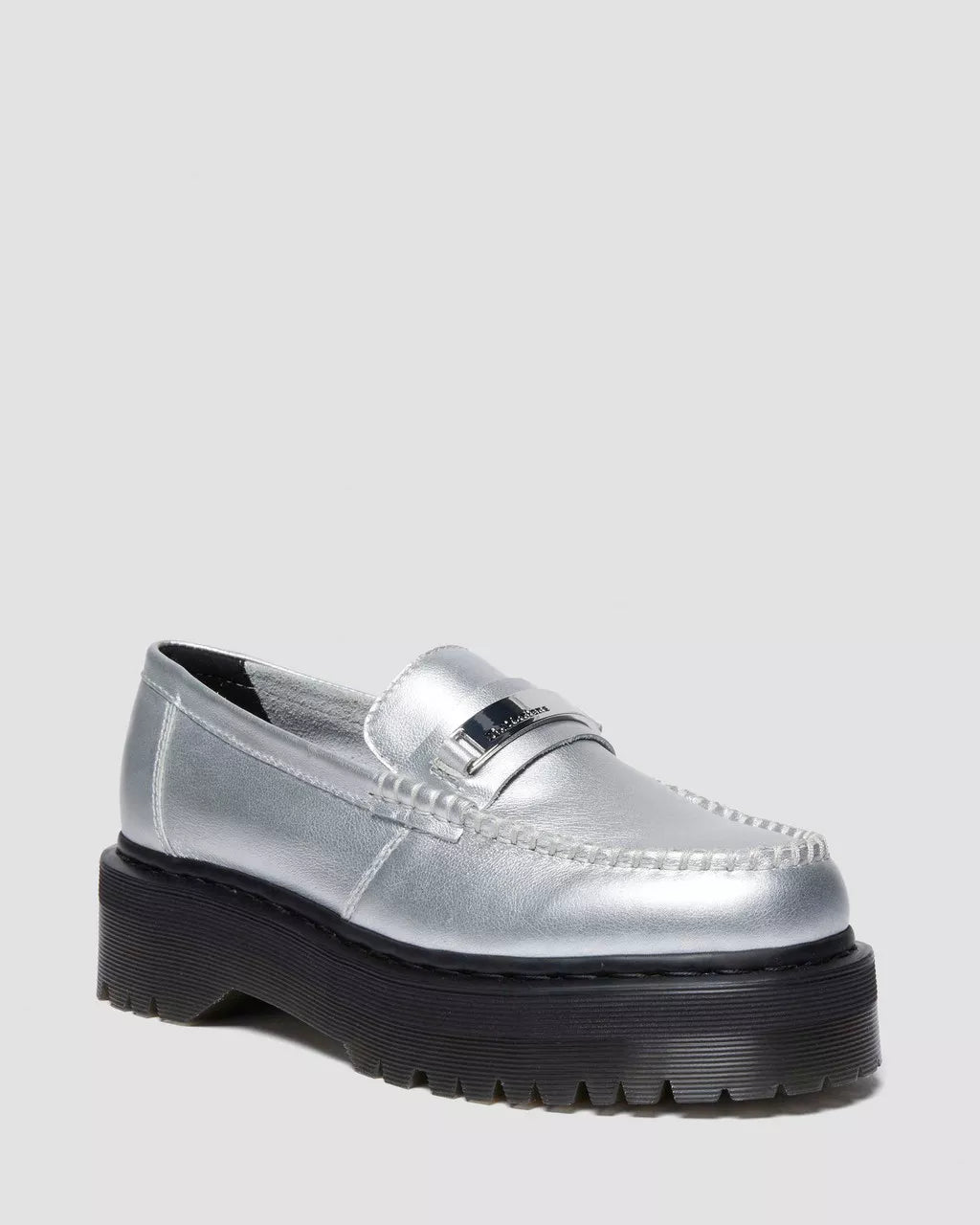 Penton II Quad Metallic Leather Loafers for Men - Stylish & Comfortable Dress Shoes - Perfect for Business, Office & Formal Occasions