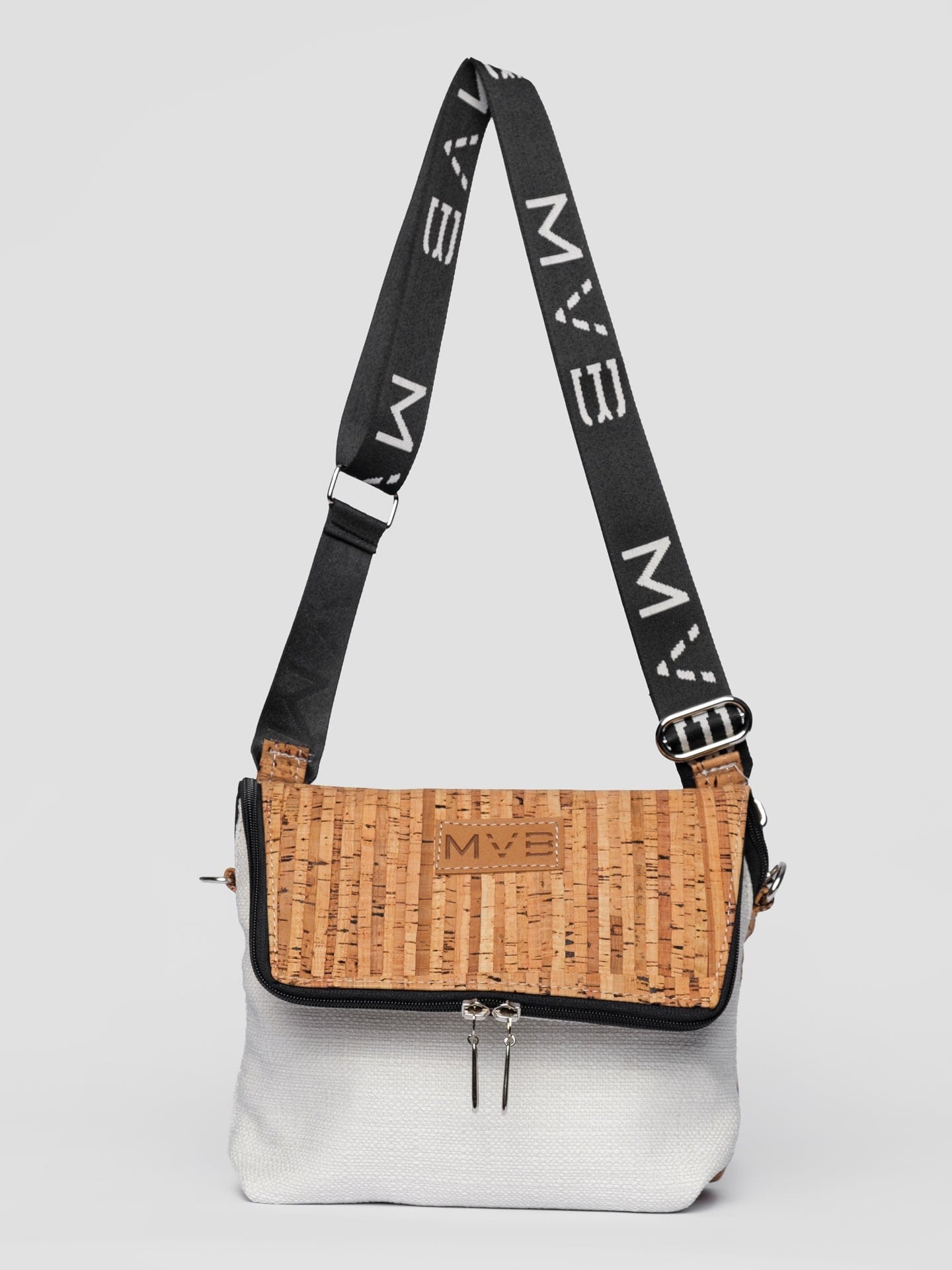 Vegan Crossbody Bag for Women - Summer Canvas & Cork Flop Bag | Soft Natural Material | Perfect for Beach, Travel & Everyday Use