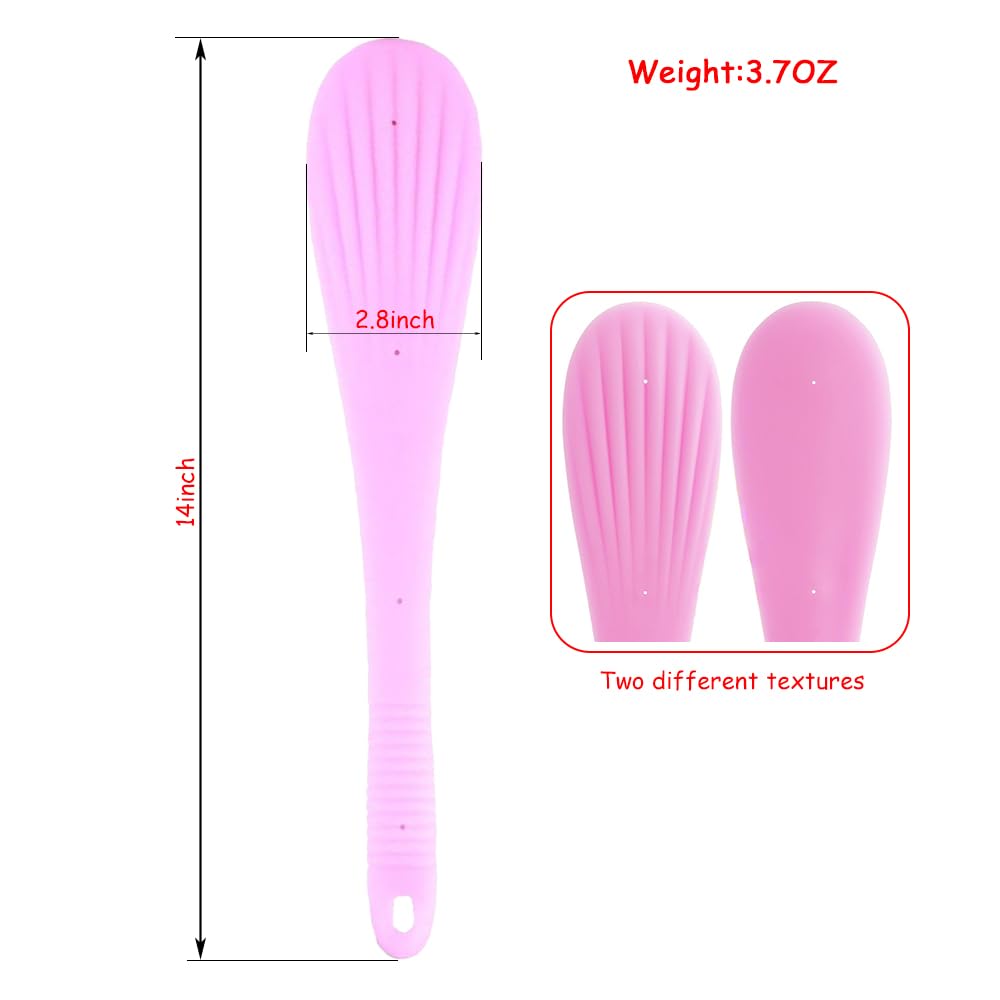 Flexible Rubber Spanking Paddle for BDSM & Adult Play - Lightweight Durable SM Toy for Couples, Women & Gay - Perfect for Bondage Games & Flirtatious Scenes (Pink Shell Design)