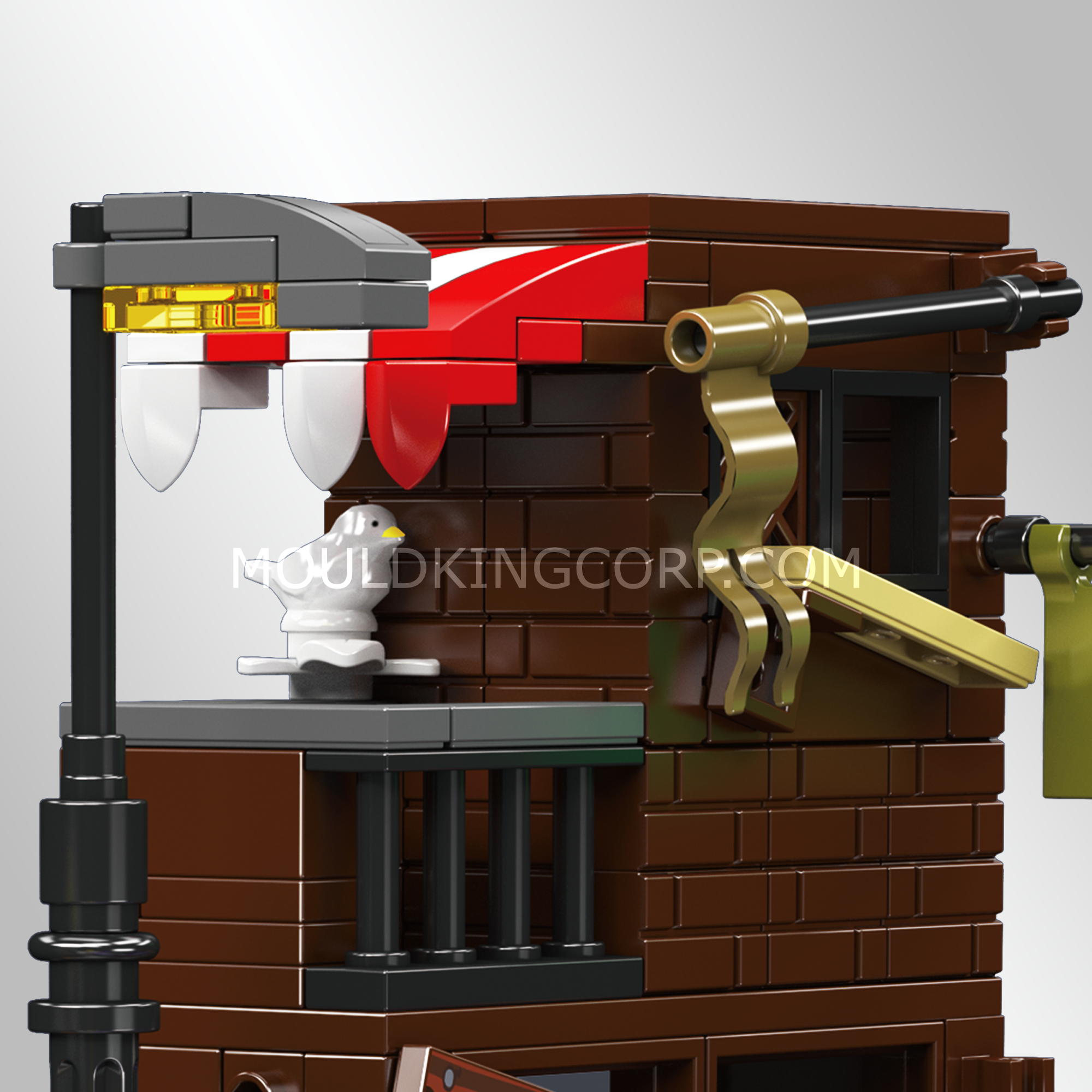 Mould King 24063 Wasteland Street Supercar Building Set - 601 Piece Model Car Construction Kit for Adults & Teens | Post-Apocalyptic Vehicle Display, DIY Collector's Project, Creative Gift for Car Enthusiasts