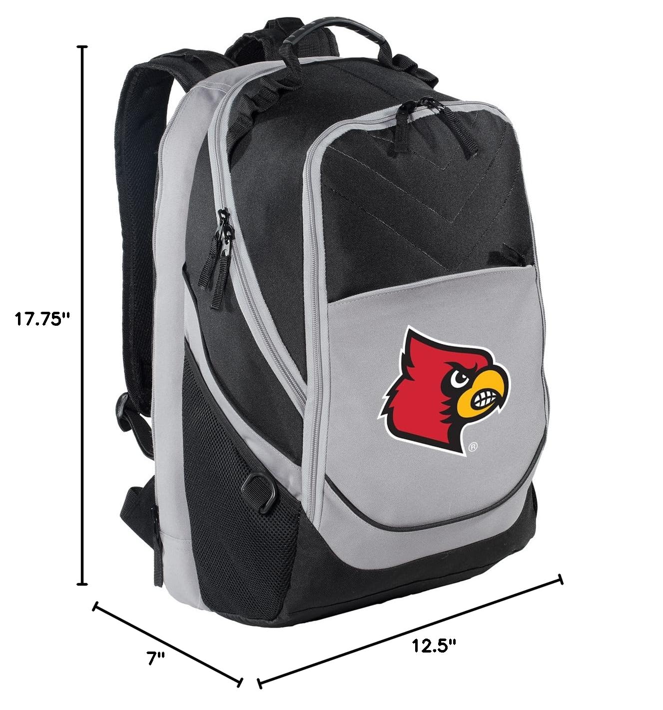 University of Louisville Cardinals Laptop Backpack - Durable Computer Bag for Students & Professionals, Perfect for Campus, Work & Travel