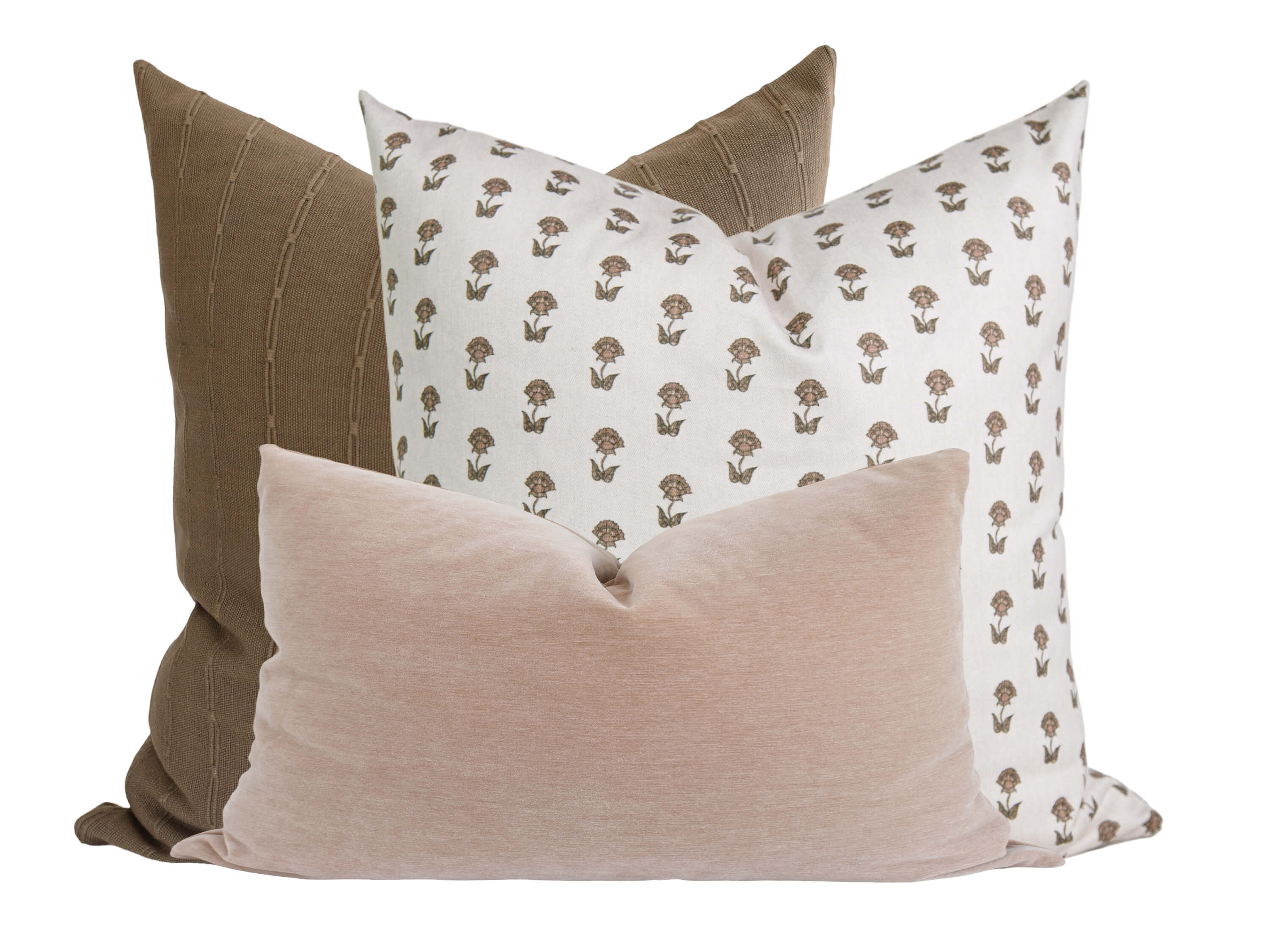 Fisher Pillow Cover - Soft and Stylish Decorative Pillow Case for Home, Bedroom, Couch - Perfect for Farmhouse, Boho, and Coastal Decor Styles