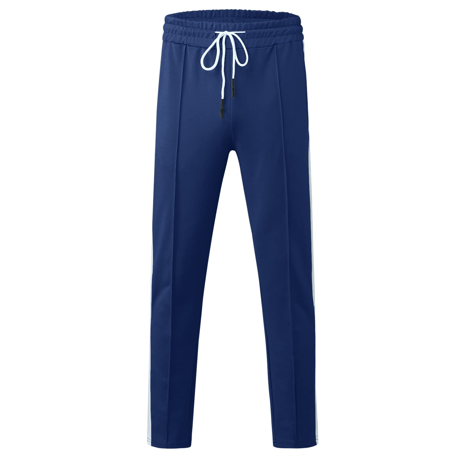 Men's Stretch Jogger Pants with Drawstring - Slim Fit Gym Running Sweatpants, Soft & Stylish Plus Size Loose Casual Trousers for Workout, Lounge & Everyday Wear
