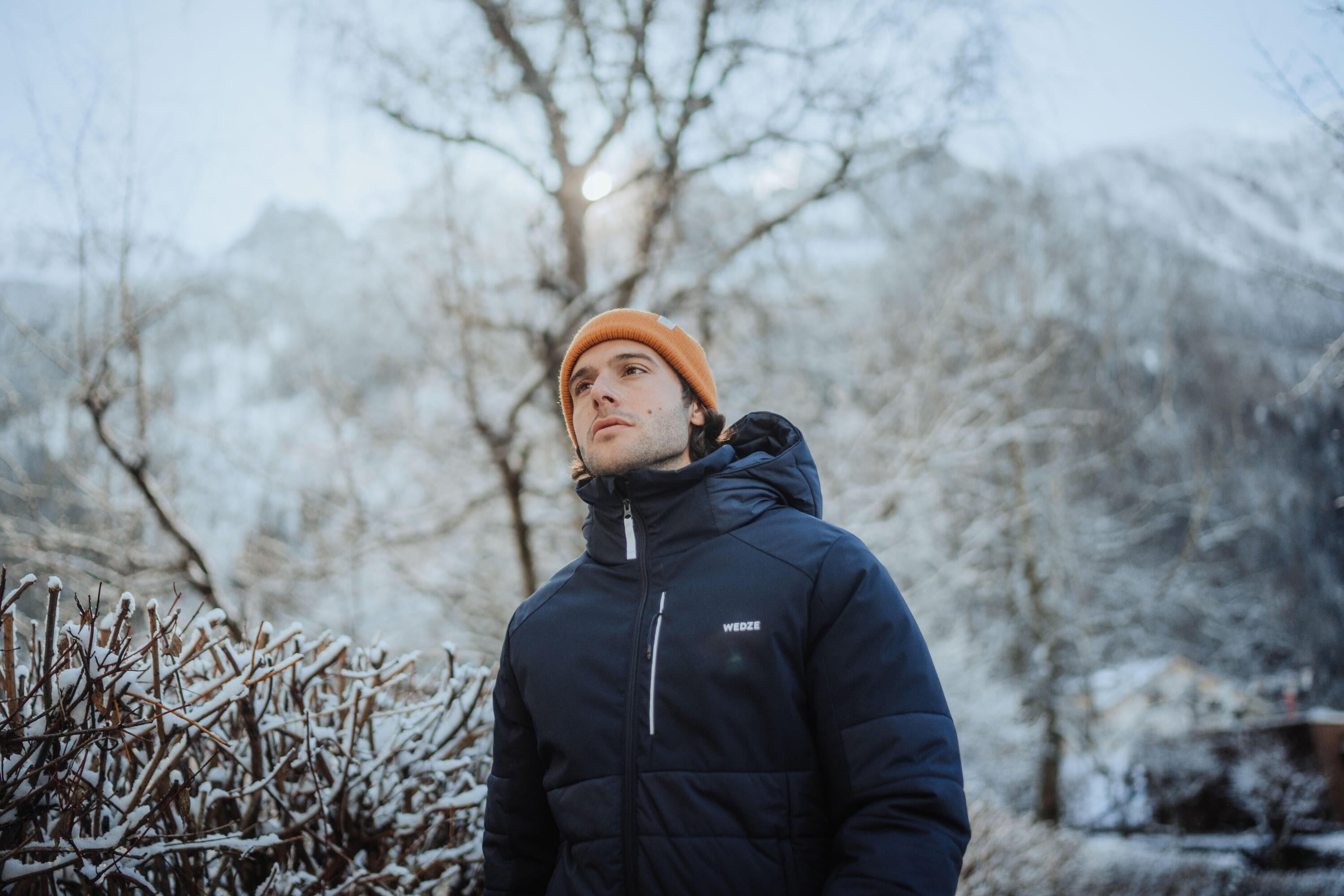Wedze Fisherman Knit Beanie - Warm Winter Hat for Men & Women - Soft Acrylic Wool Blend - Perfect for Skiing, Hiking & Outdoor Activities