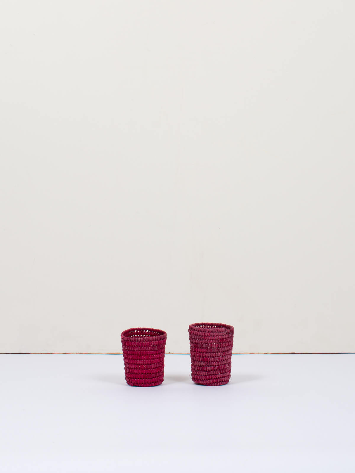 Mini Raffia Plant Pots - Set of 2 Small Woven Baskets for Succulents, Herbs & Home Decor | Perfect for Indoor Plants, Office Desk & Gift Giving