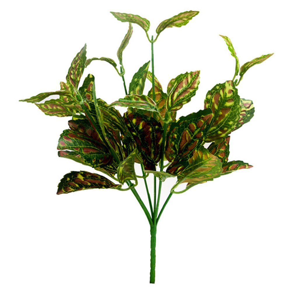 2 Pack Artificial Shrubs Ferns - Realistic Plastic Greenery Plants for Home, Garden, Office, Table & Windowsill Decor - Indoor/Outdoor Fake Plants for Living Room, Patio, Wedding Centerpieces