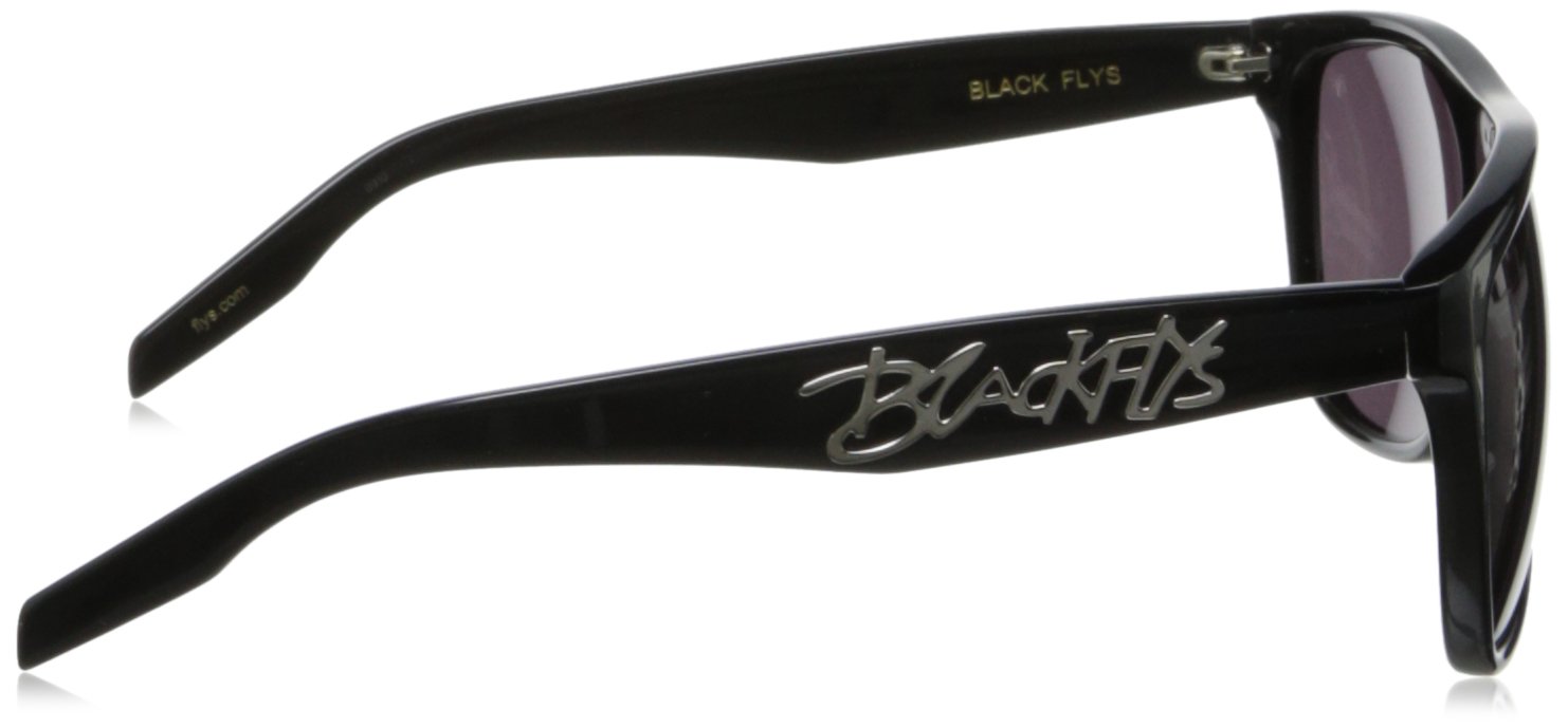 Black Flys Fly Johnson Wayfarer Sunglasses - Classic Retro Style UV Protection for Men & Women - Perfect for Driving, Beach, and Outdoor Activities