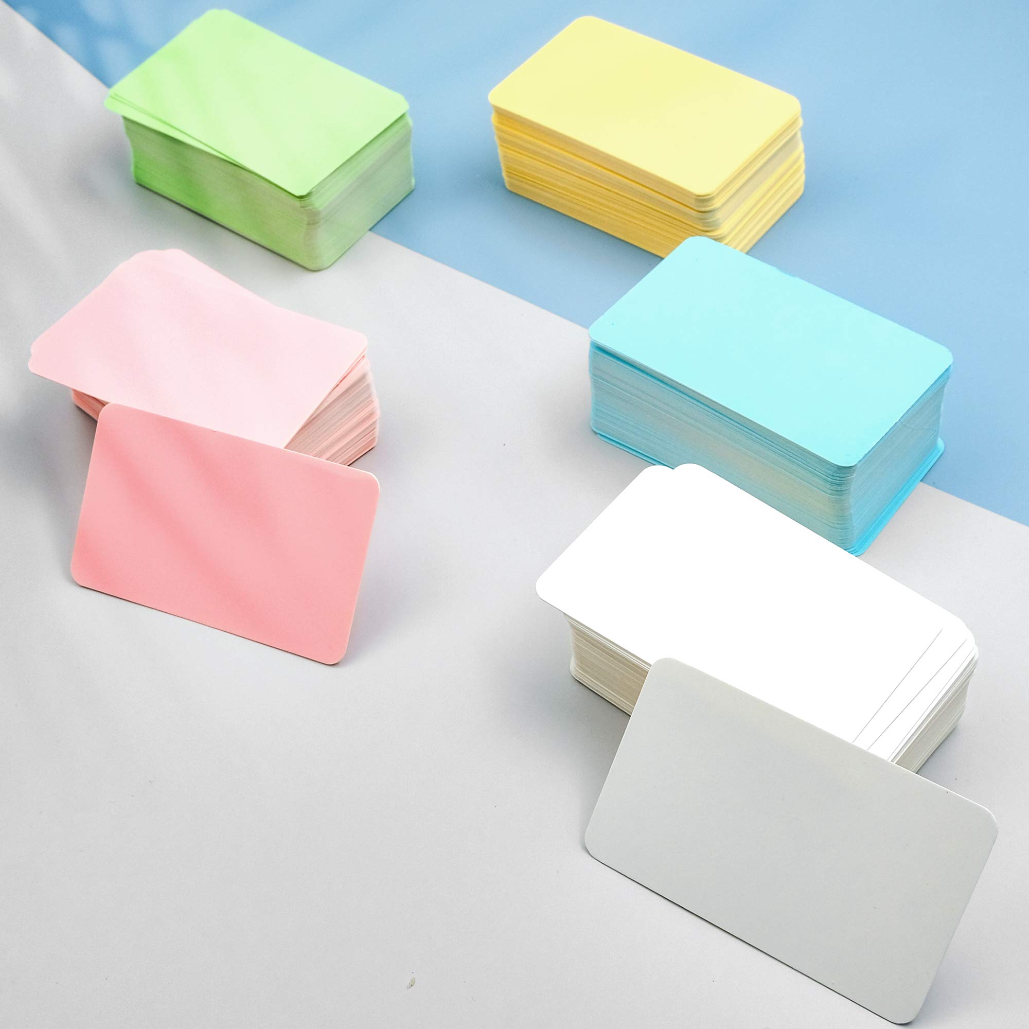 500-Piece Blank Kraft Paper Cards Set - 3.5