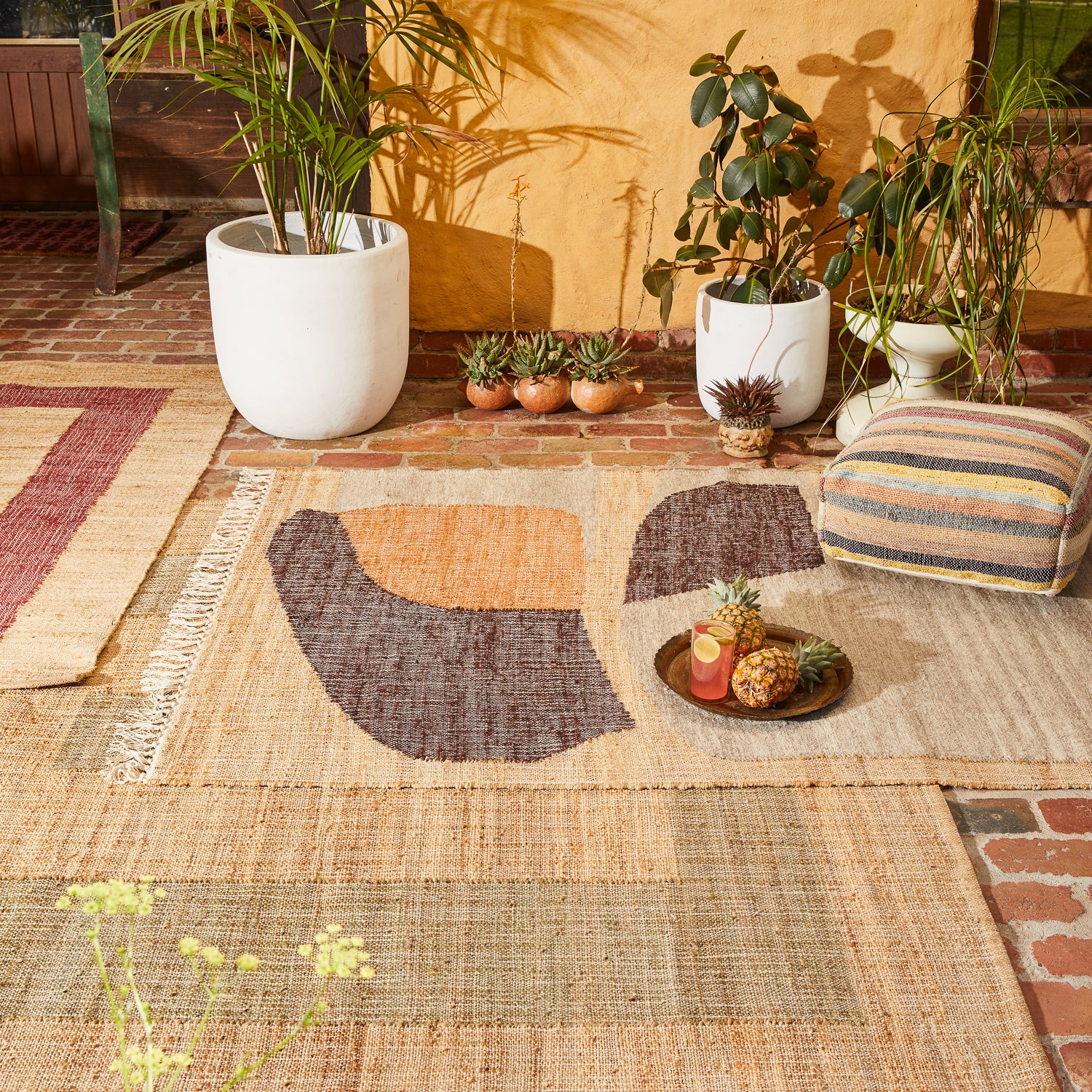 Raphael Natural Jute Rug - Handwoven Eco-Friendly Area Rug for Living Room, Bedroom, or Nursery | Soft & Durable Floor Mat