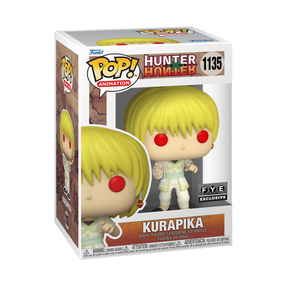 Hunter x Hunter Kurapika Scarlet Eyes with Chain Action Figure - FYE Exclusive #1135 - Perfect for Anime Collectors & Gift for Fans